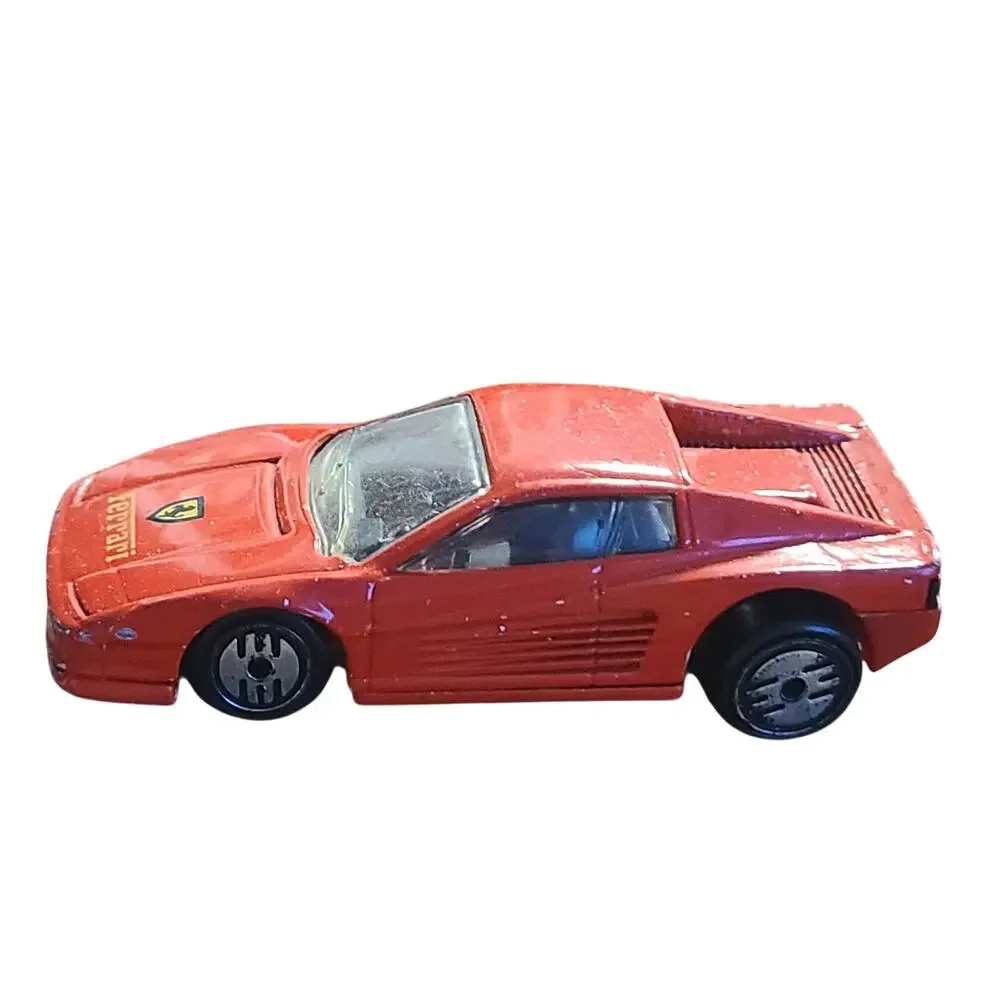 Hot Wheels loose Ferrari Testarossa red UH tan interior